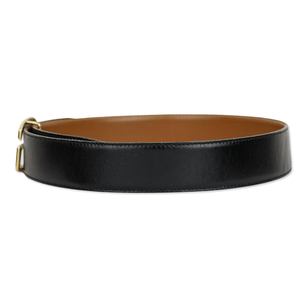 Gucci Reversible Black/Brown Leather Single G Belt
