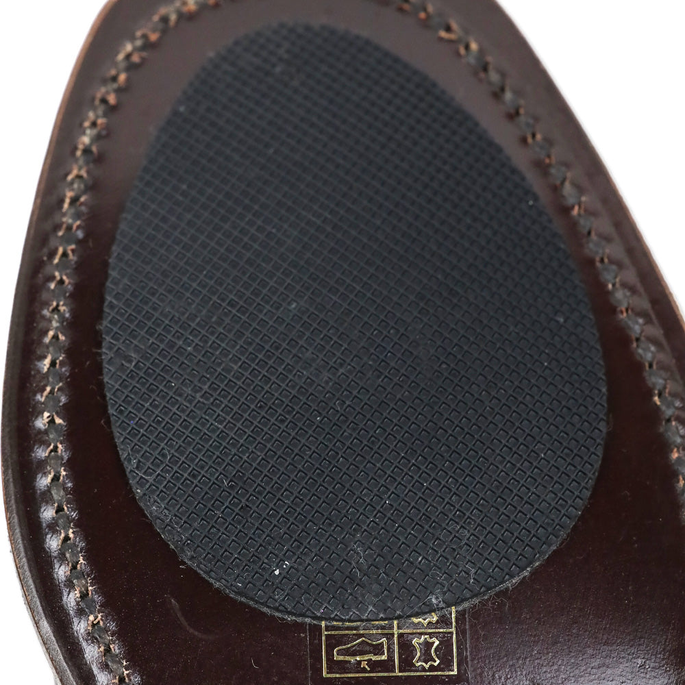 Hereu Dark Navy Leather Alber T-Bar Loafer