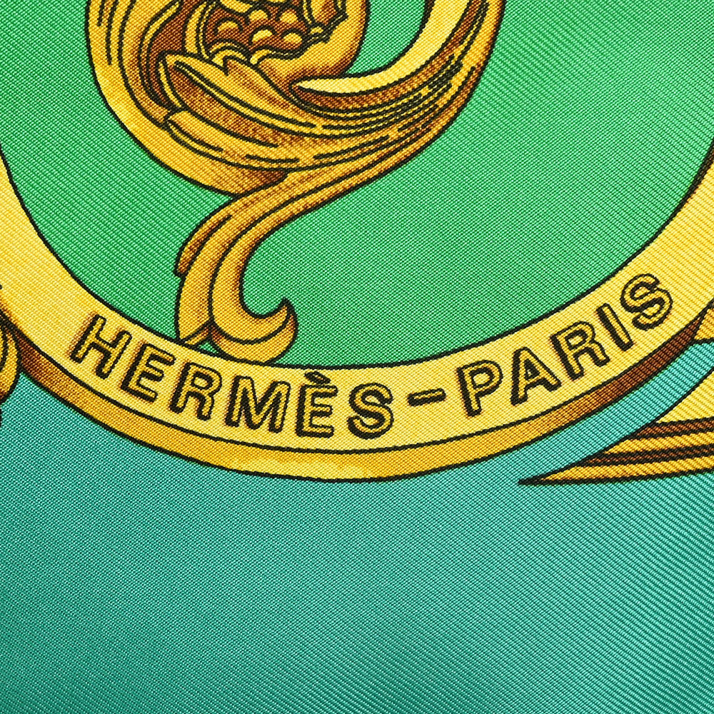Hermès Les Tuileries Silk Square Scarf