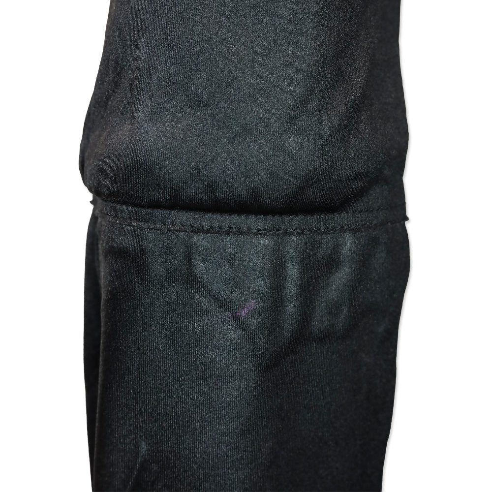 Jean Paul Gaultier Femme Black Satin Long Sleeve Button Up Jacket