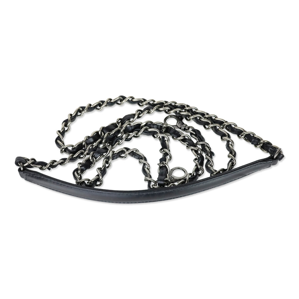 Jimmy Choo Black Leather Blare Tote Bag