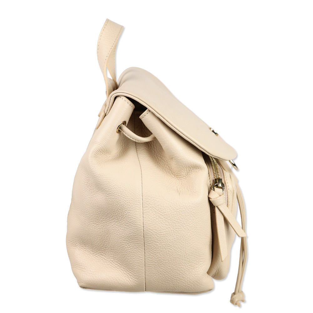 Jimmy Choo Suki Powder Pink Pebble Leather Backpack