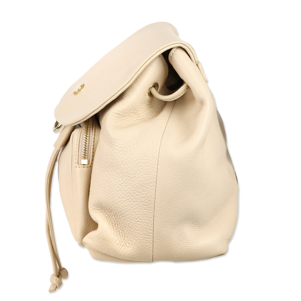 Jimmy Choo Suki Powder Pink Pebble Leather Backpack