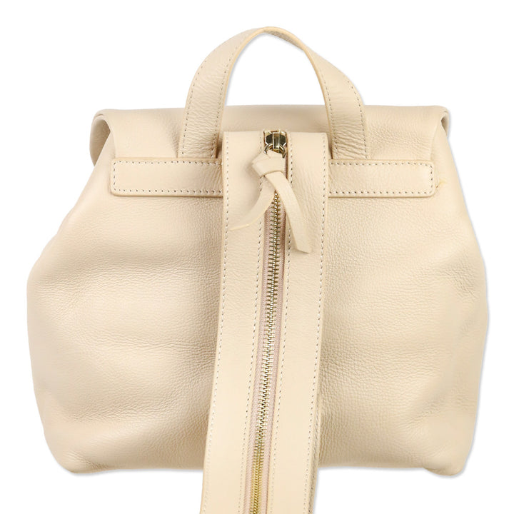 Jimmy Choo Suki Powder Pink Pebble Leather Backpack