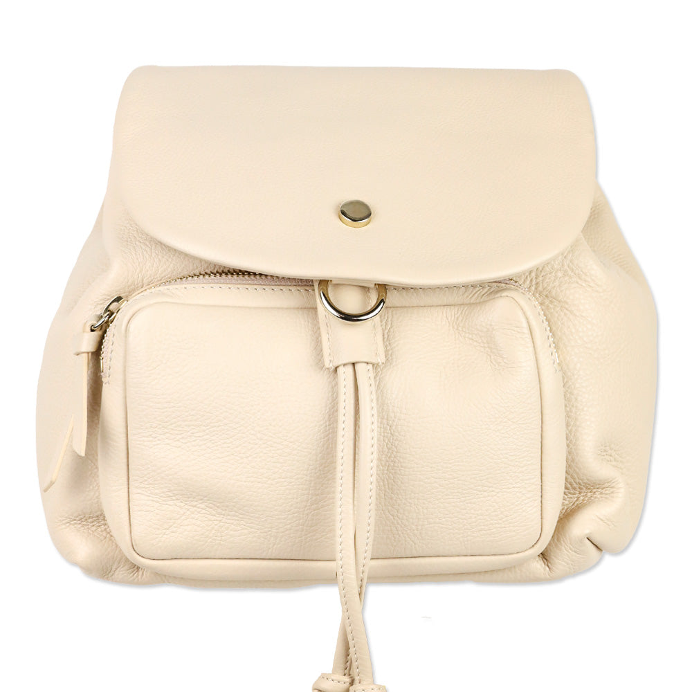 Jimmy Choo Suki Powder Pink Pebble Leather Backpack | DBLTKE  display picture 1