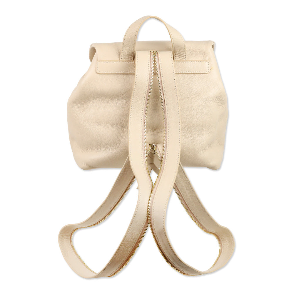 Jimmy Choo Suki Powder Pink Pebble Leather Backpack