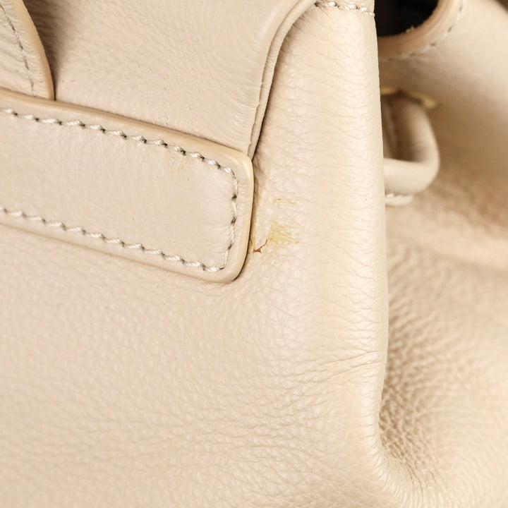 Jimmy Choo Suki Powder Pink Pebble Leather Backpack