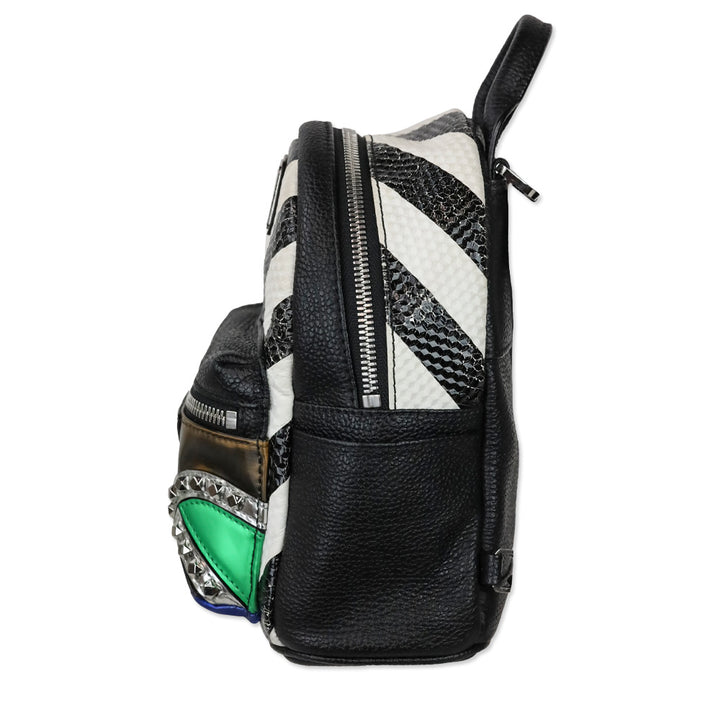 MCM X-Mini Stark Striped Roboter Mixed-Media Backpack