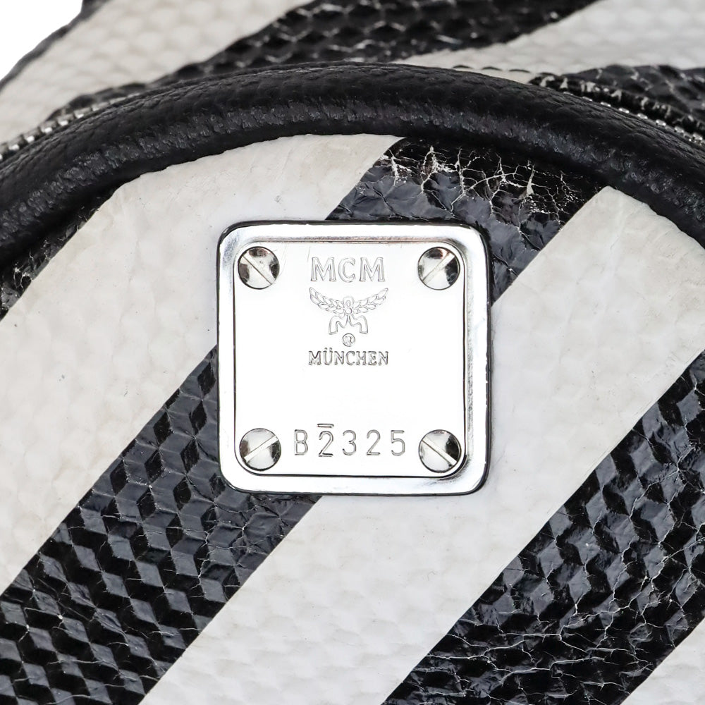 MCM X-Mini Stark Striped Roboter Mixed-Media Backpack