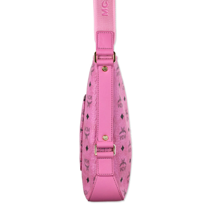 MCM Aren Visetos Monogram Leather Crossbody Bag