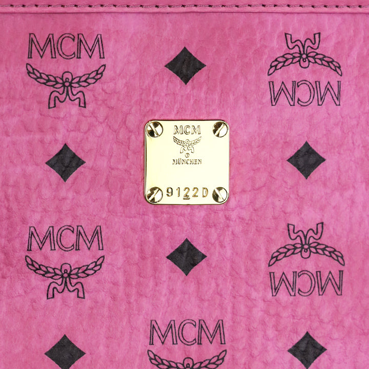 MCM Aren Visetos Monogram Leather Crossbody Bag