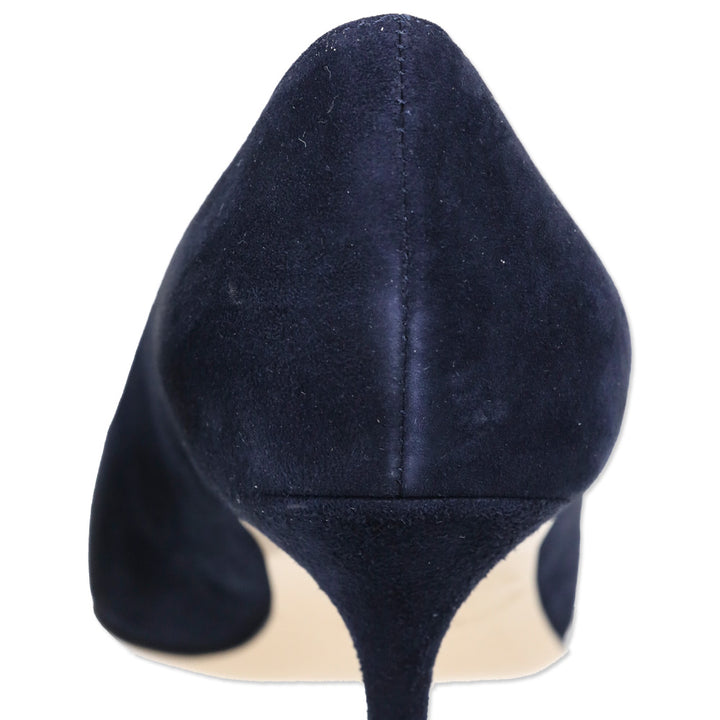 Marion Parke Navy Suede Classic Pump 70