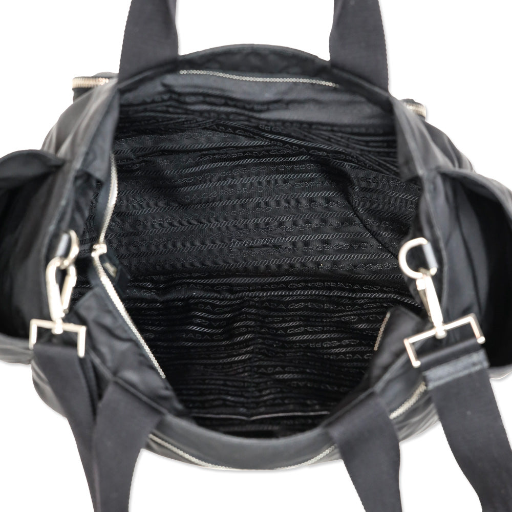 Prada Black Tessuto Nylon Baby Bag