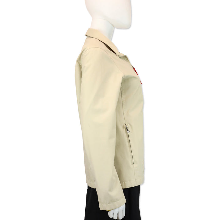 Prada Sport GORE-TEX 280378 Beige Yellow Nylon Blouson Zip-Up Blouson Jacket