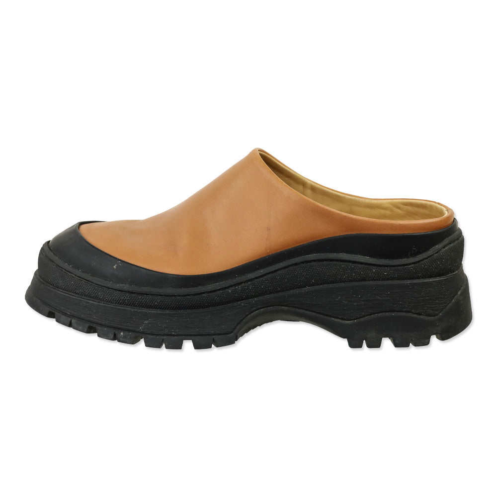 Rachel Comey Cognac Leather Barla Mule