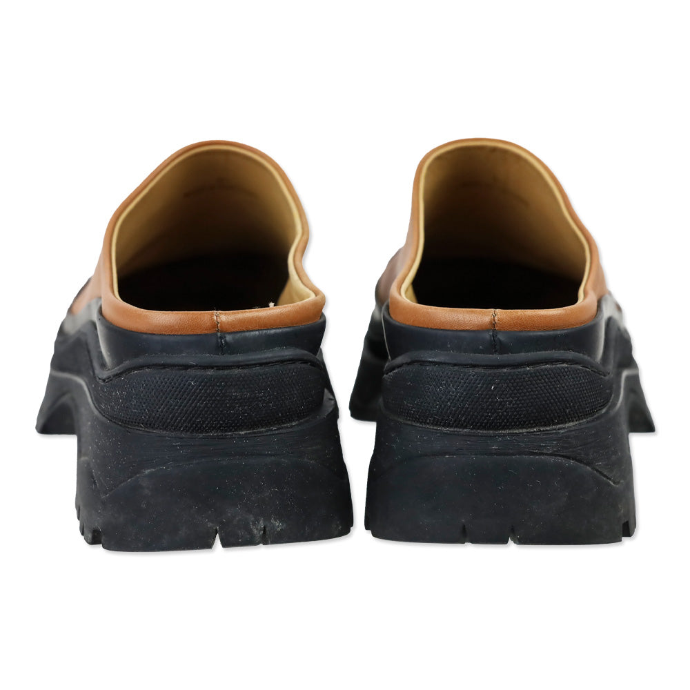 Rachel Comey Cognac Leather Barla Mule