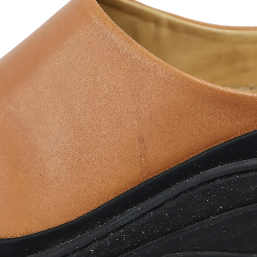 Rachel Comey Cognac Leather Barla Mule