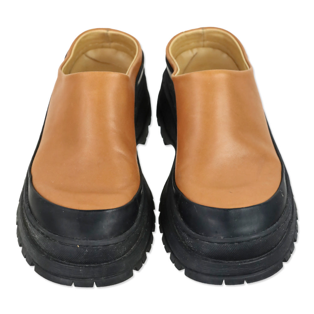 Rachel Comey Cognac Leather Barla Mule