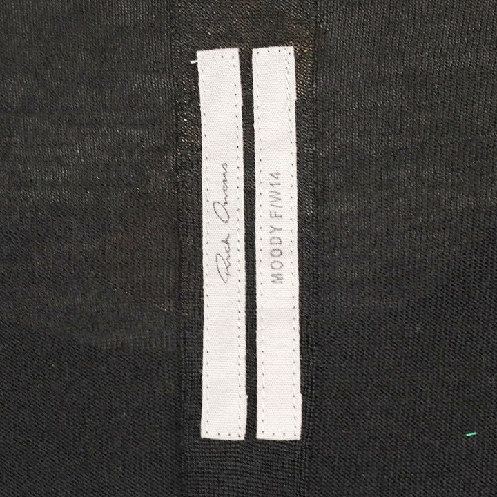 Rick Owens Moody FW14 Black Scoop Neck Long Sleeve Tunic