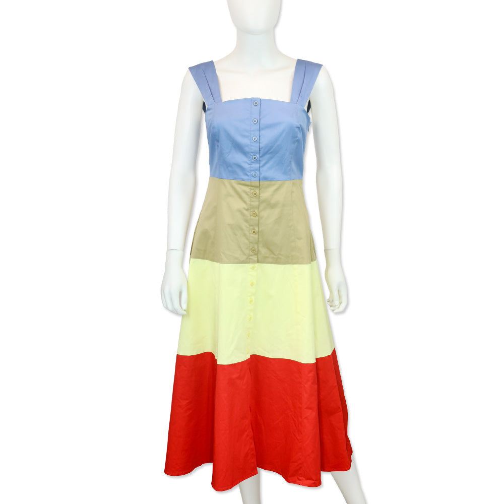 knee length dresses for ladies Staud Ellison Dress Navy main image 1