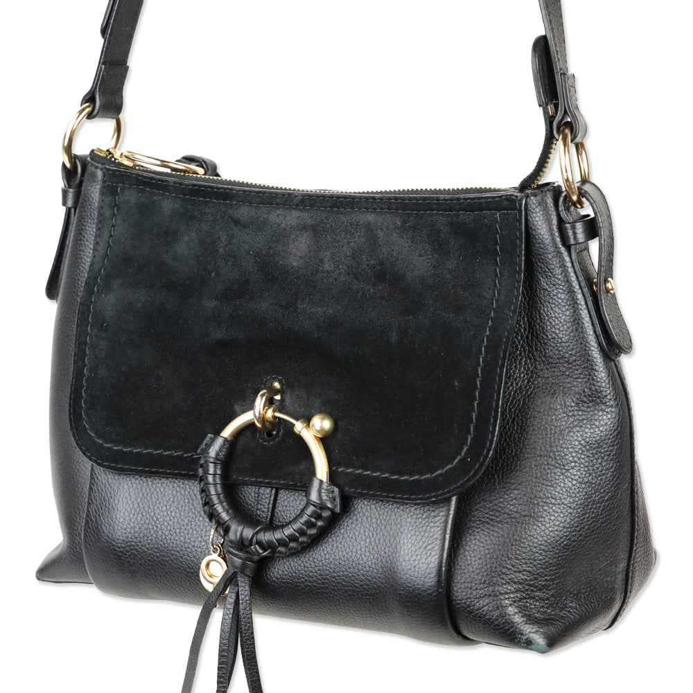 See By Chloé Small Joan Suede & Leather Crossbody Bag