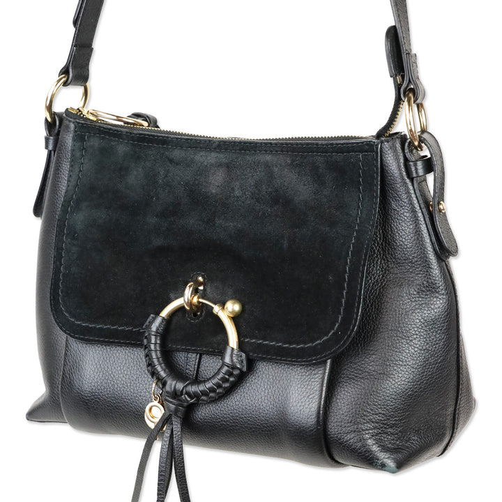 See By Chloé Small Joan Suede & Leather Crossbody Bag