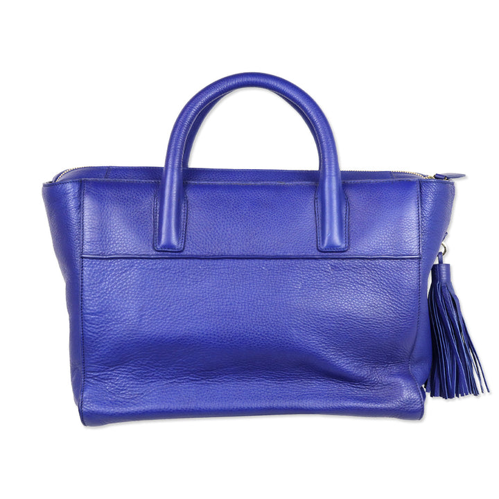 Sofia Al Asfoor Classic Signature Blue Shield Bag