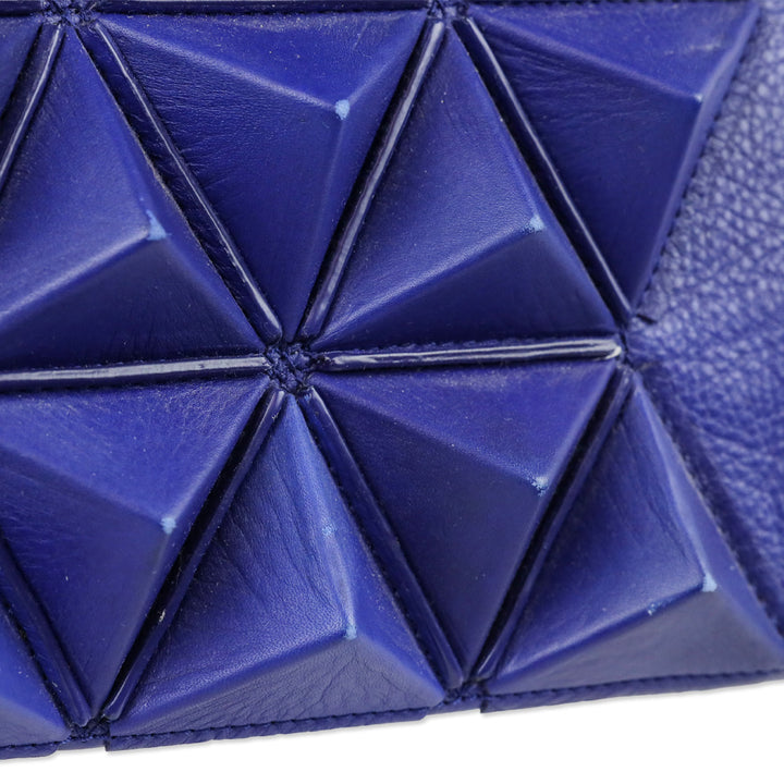 Sofia Al Asfoor Classic Signature Blue Shield Bag