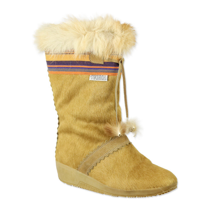 Tecnica Camel Fur Skandia Apres Ski Winter Boots