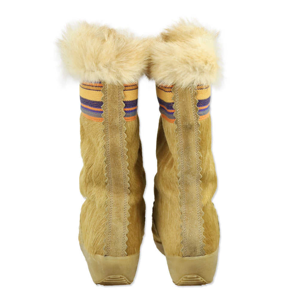 Tecnica Camel Fur Skandia Apres Ski Winter Boots