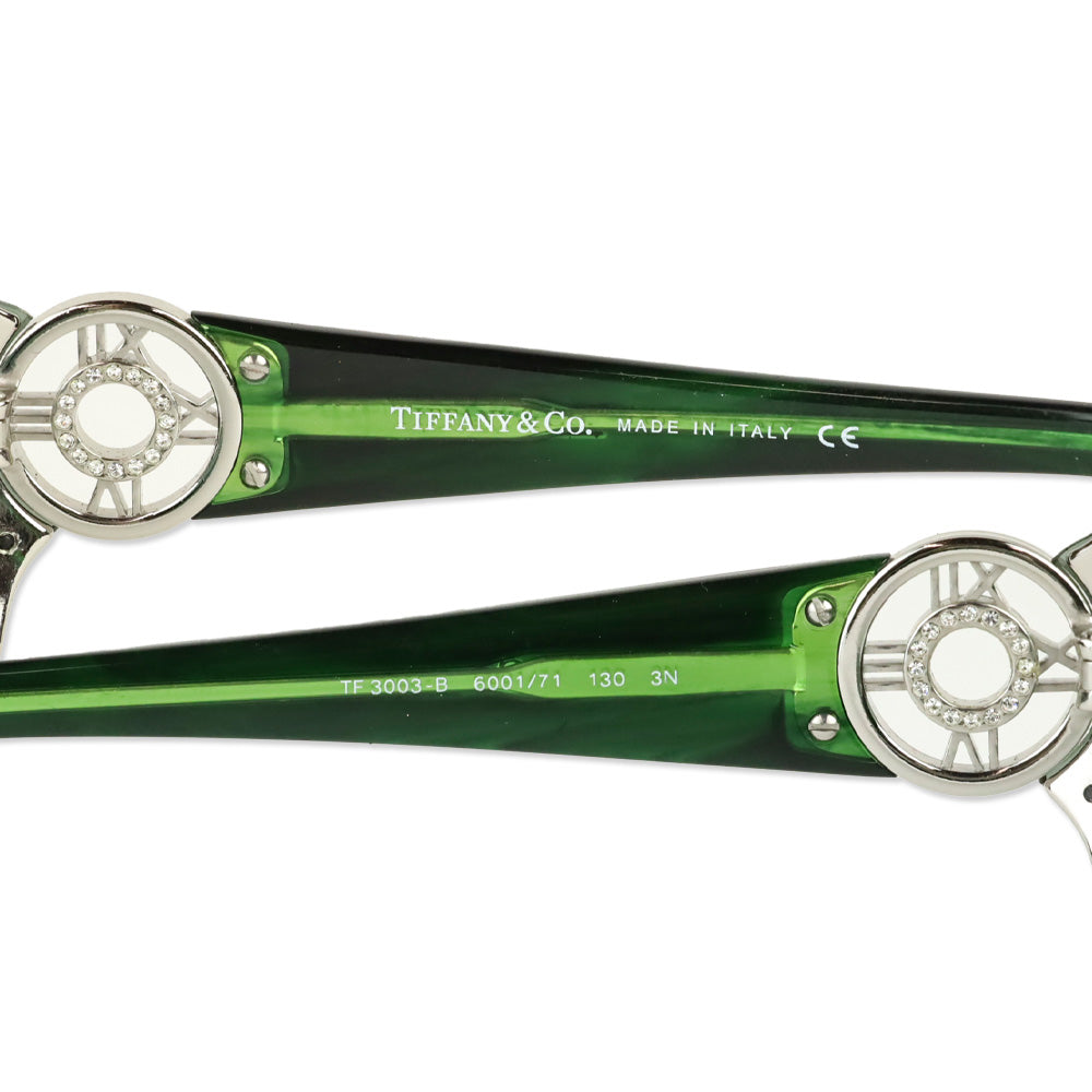 Tiffany & Co Green Tinted Atlas Shield Sunglasses