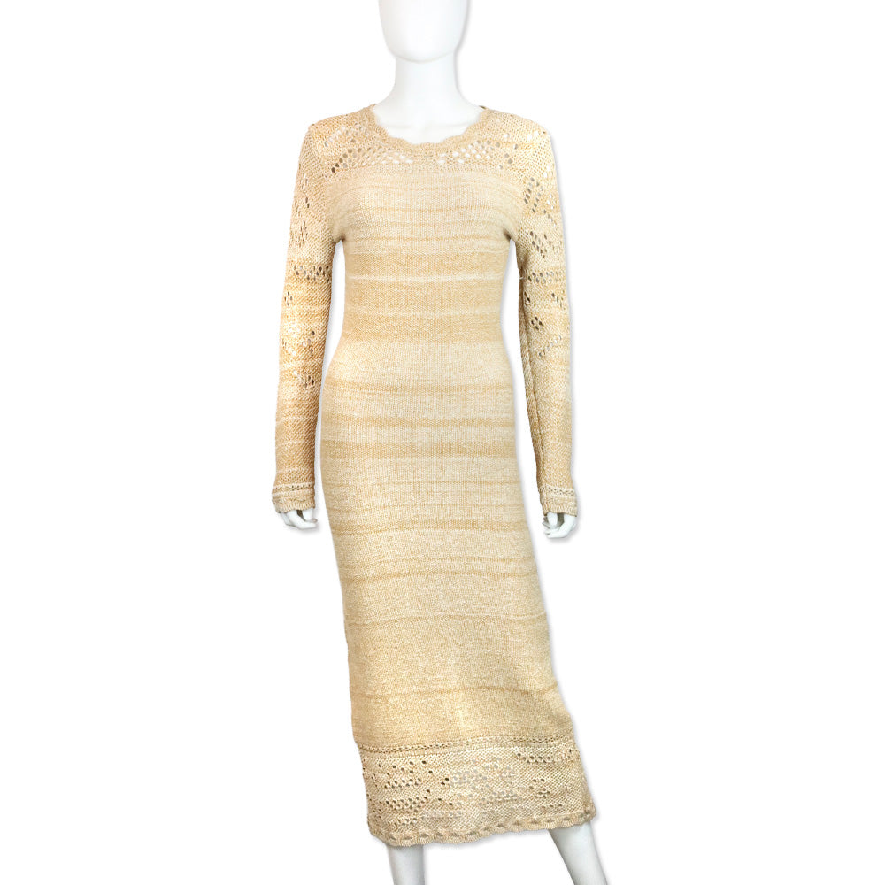 ross dress for less homepage Torn by Ronny Kobo Tan Knit Long Sleeve Celeste Maxi Dress