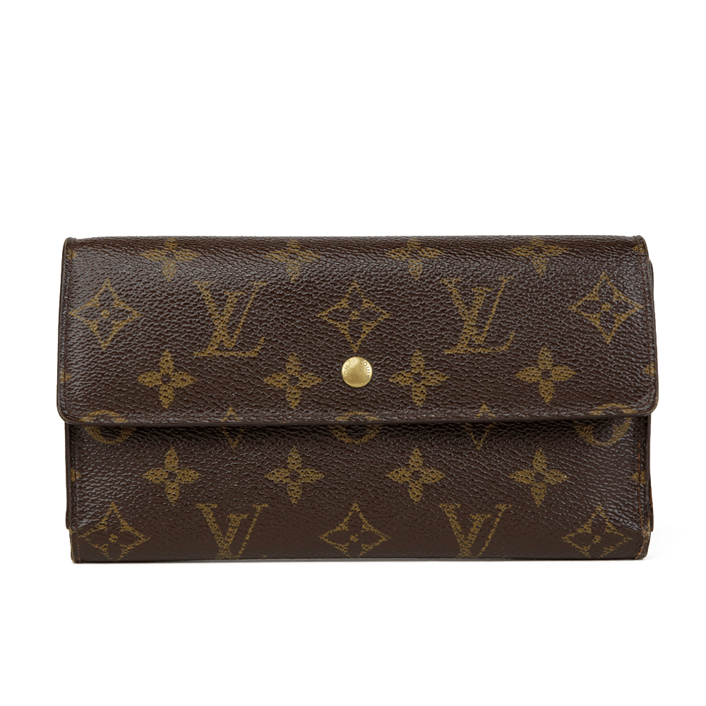 Louis Vuitton Monogram Vintage Sarah Wallet Brown