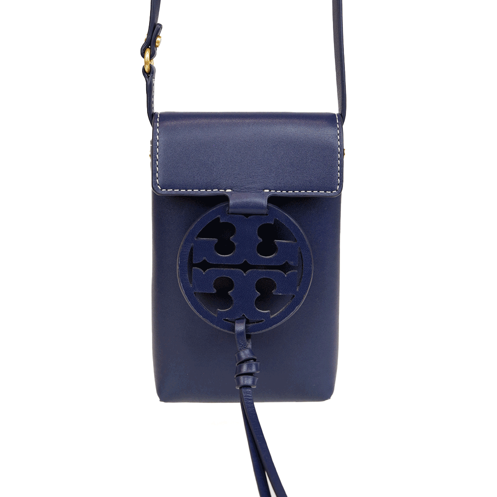 Shop Tory Burch Miller Leather Phone Crossbody Bag