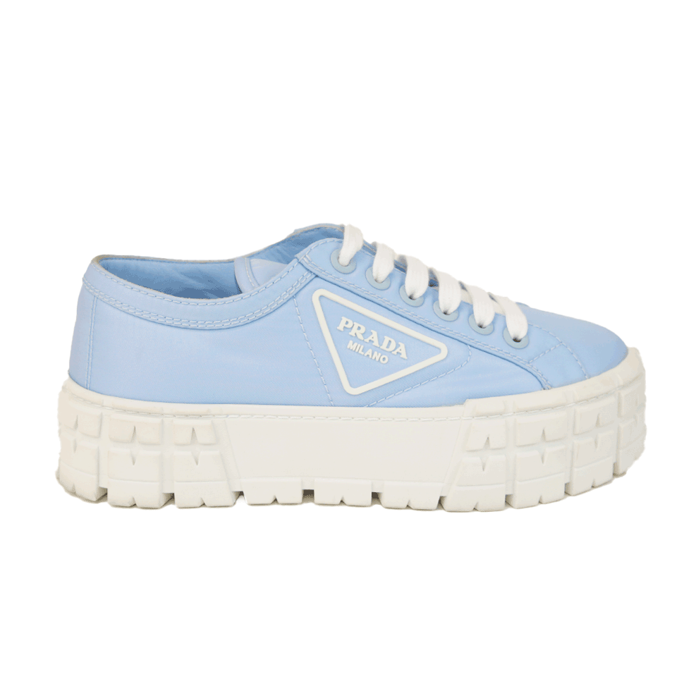 Prada Double Wheel Sneaker Light Blue, Platform Sneaker