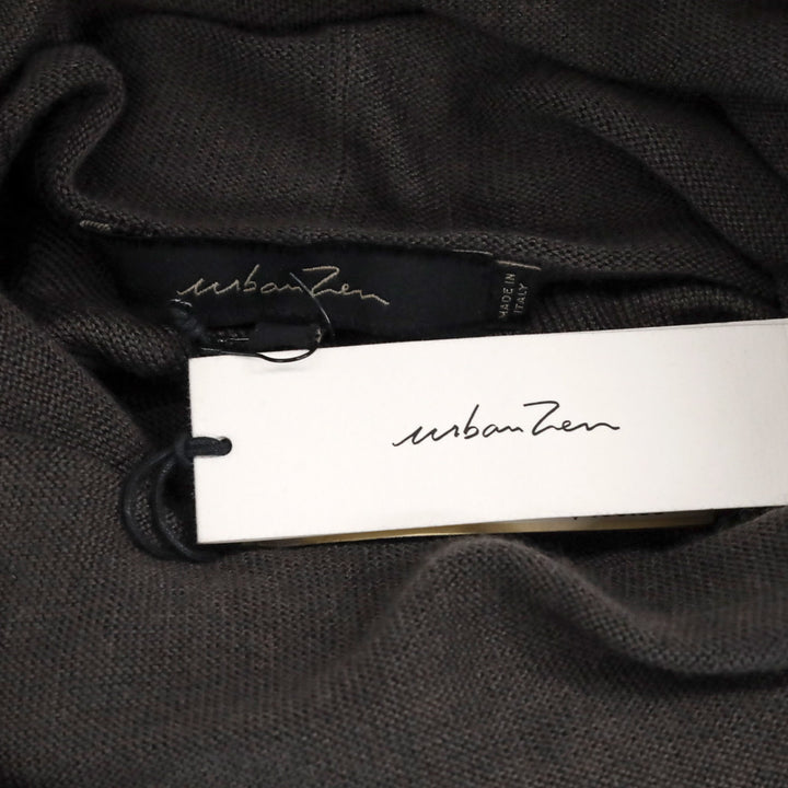 Urban Zen Dark Grey Cashmere/Silk Easy Cowl Neck Sweater