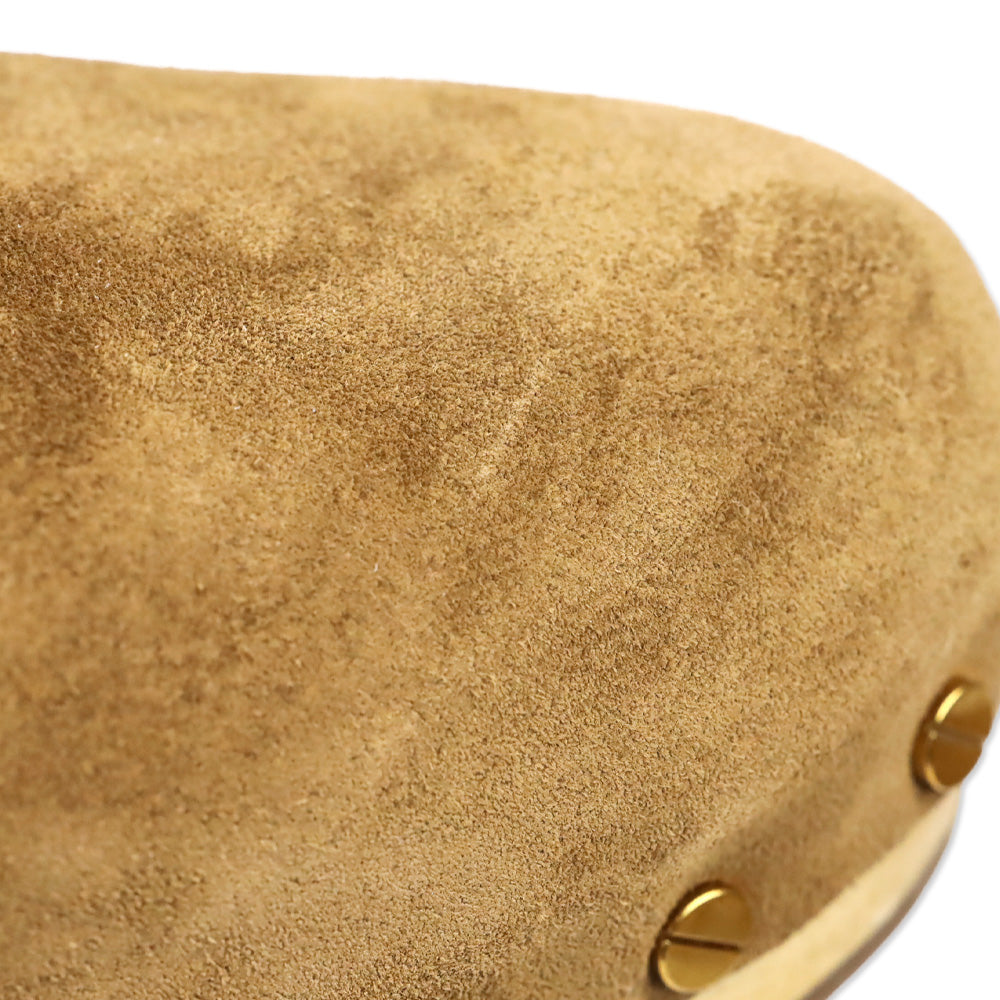 Veronica Beard Dacey 100MM Hazelwood Suede Clogs