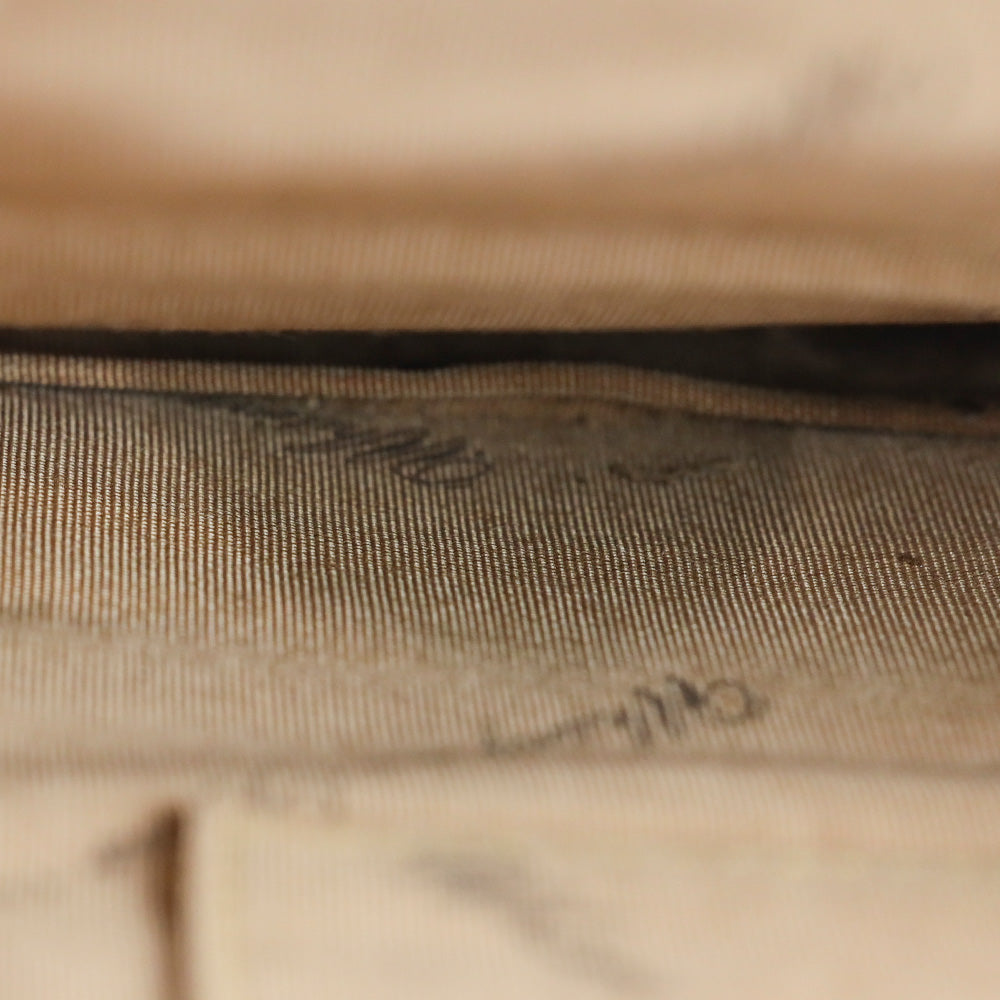 Whiting & Davis Gold Chainmail Flap Crossbody Bag