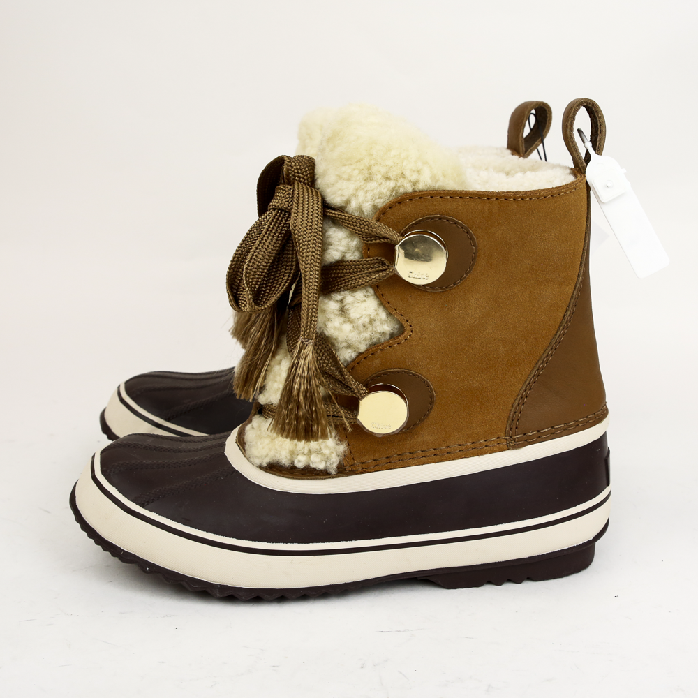 Chloé x Sorel Joan Of Arc Shearling Lined Snow Boots