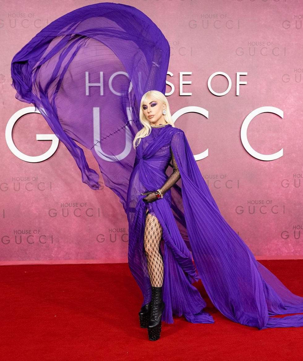Lady Gaga at the House of Gucci Premiere