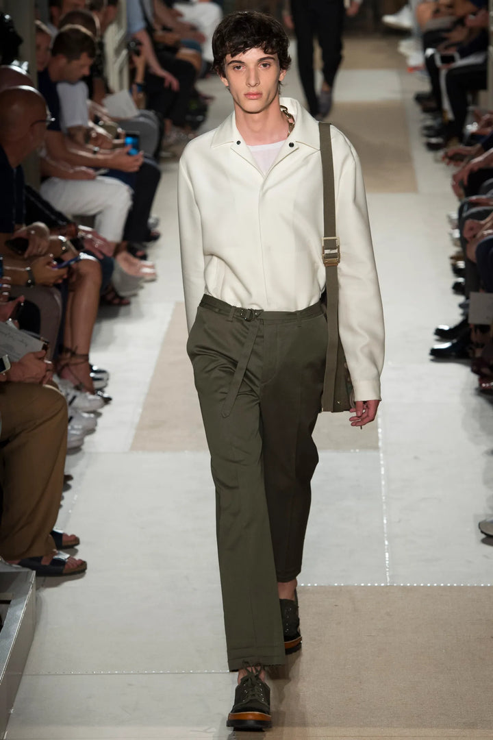 Valentino Garavani Spring 2017 Menswear Camo Canvas Messenger Bag