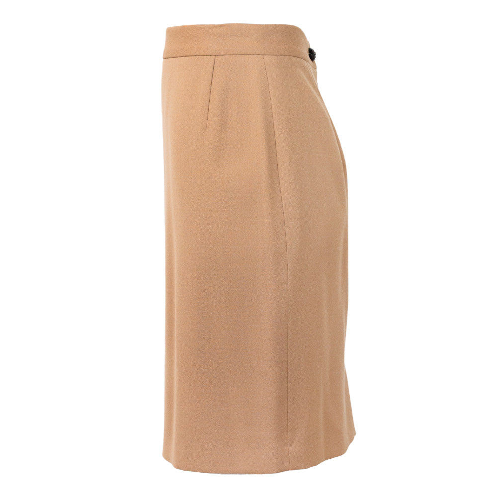 Dolce & Gabbana Tan Pencil Skirt