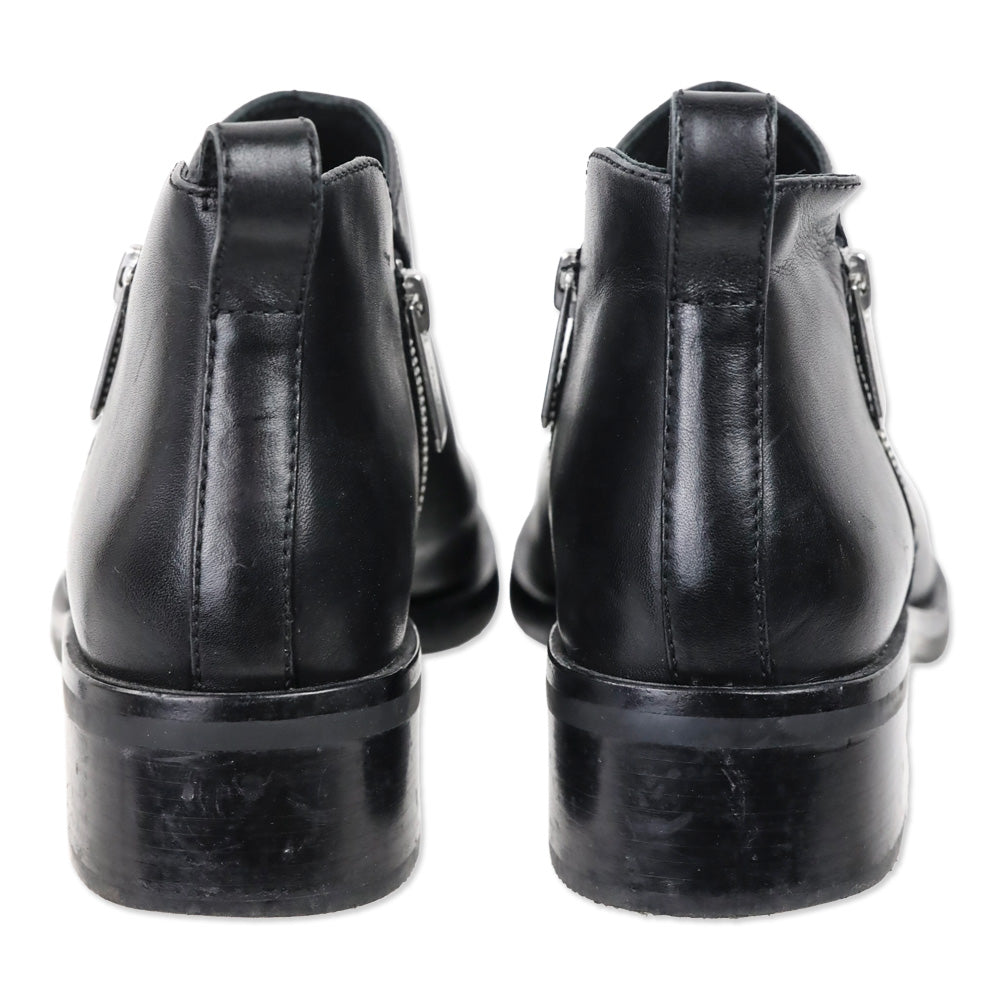 3.1 Phillip Lim Black Leather Alexa 40mm Ankle Boots