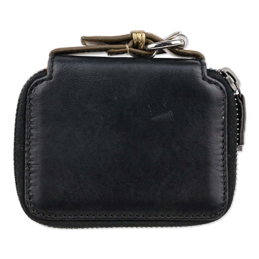 3.1 Phillip Lim Black Leather Zip Around Wallet Clutch