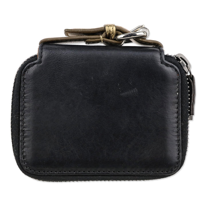 3.1 Phillip Lim Black Leather Zip Around Wallet Clutch