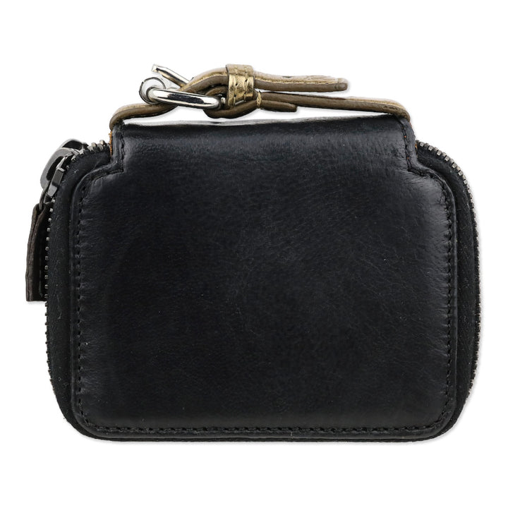 3.1 Phillip Lim Black Leather Zip Around Wallet Clutch