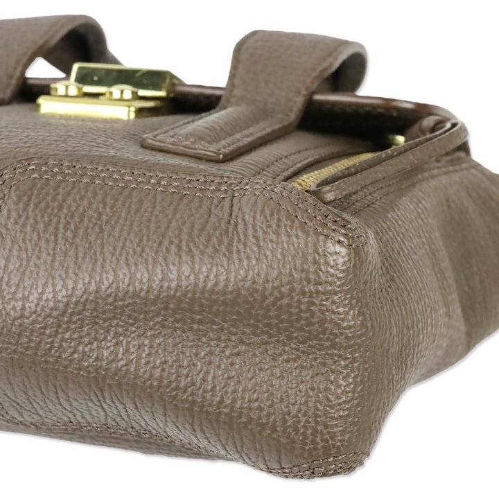 3.1 Phillip Lim Taupe Leather Mini Pashli Satchel