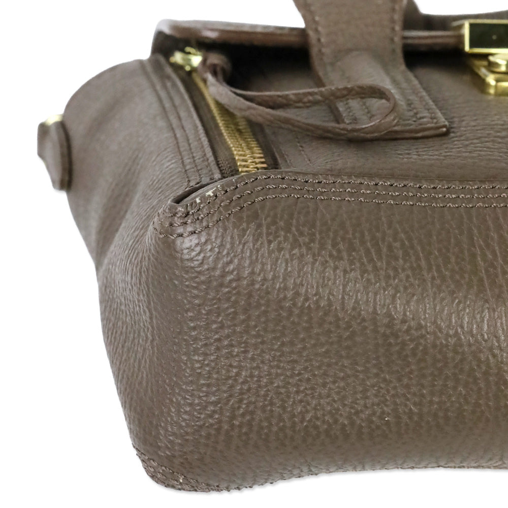 3.1 Phillip Lim Taupe Leather Mini Pashli Satchel