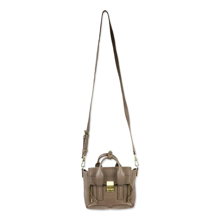 3.1 Phillip Lim Taupe Leather Mini Pashli Satchel