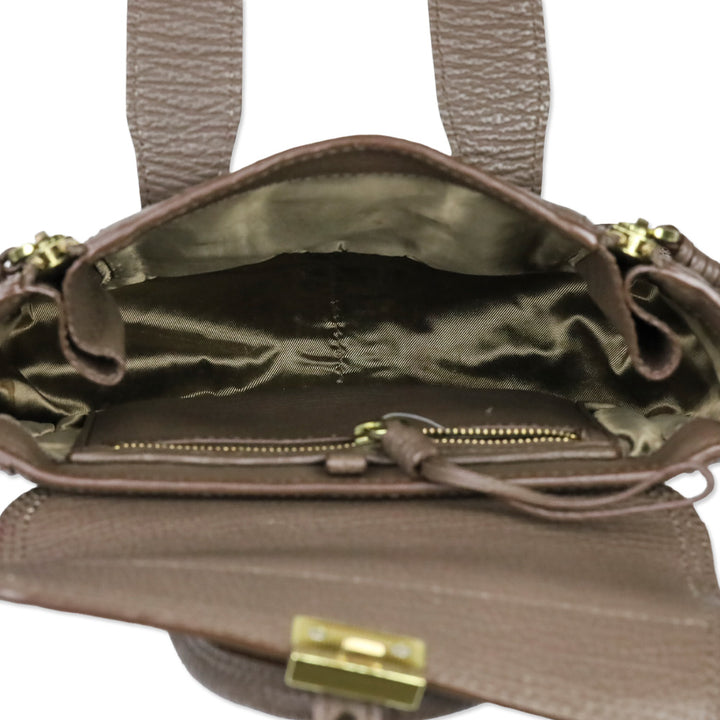 3.1 Phillip Lim Taupe Leather Mini Pashli Satchel